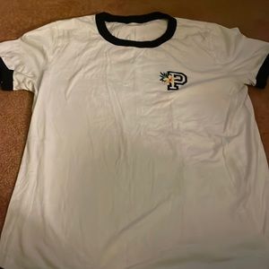 White short sleeve medium sized PINK t shirt